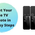 reset your apple tv remote