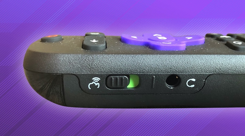Roku Voice Remote Pro supports a headphone jack for private listening.